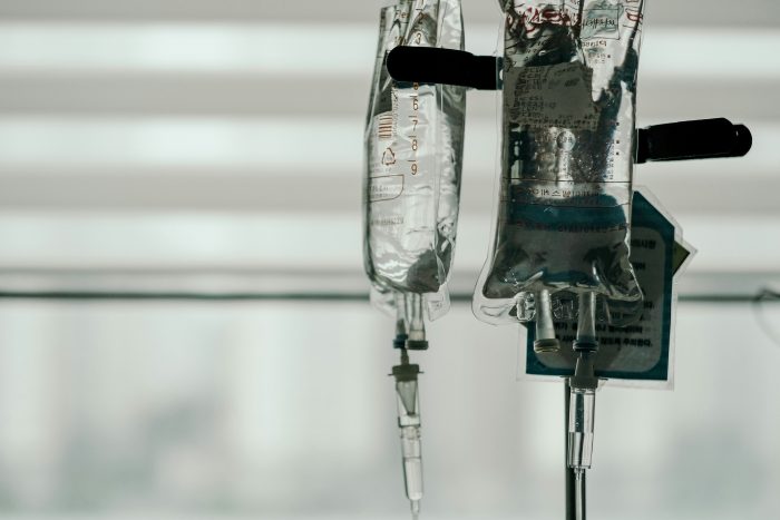 Clear IV Bag